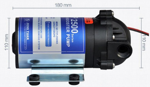 물 정화기를 위한 RO 24VDC 수압 펌프 >0.55L/Min 유압 펌프 교류